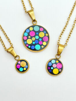 Disco Charm Hoop Earrings In Micro, Mini Or Small Size, 6 of 11