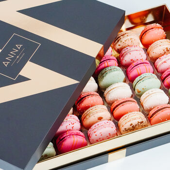 Luxury 36 Piece Christmas Macaron Gift Box, 2 of 4