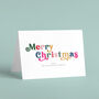 Personalised 'Merry Christmas' Family Name Card Pack, thumbnail 2 of 4