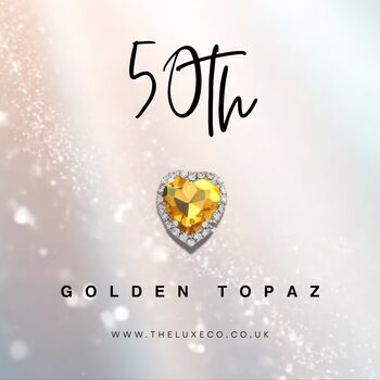 Golden Wedding Anniversary Scented Luxury Card Gift Boxed, 2 of 9