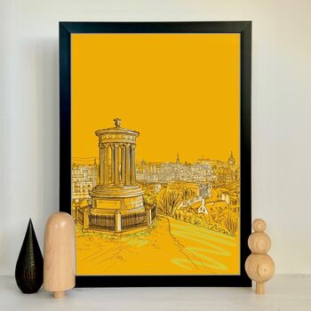 Personalised Edinburgh Skyline Print, 5 of 9