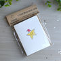 Pack Of Six Christmas Star And Chicken Cards, thumbnail 3 of 3