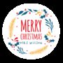 Personalised Teacher Merry Christmas Wreath Lollipop, thumbnail 2 of 4