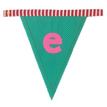 alphabet bunting by frolic and cheer notonthehighstreetcom