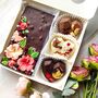 Vegan Personalised Chocolate Hibiscus Flower Gift Box, thumbnail 2 of 9