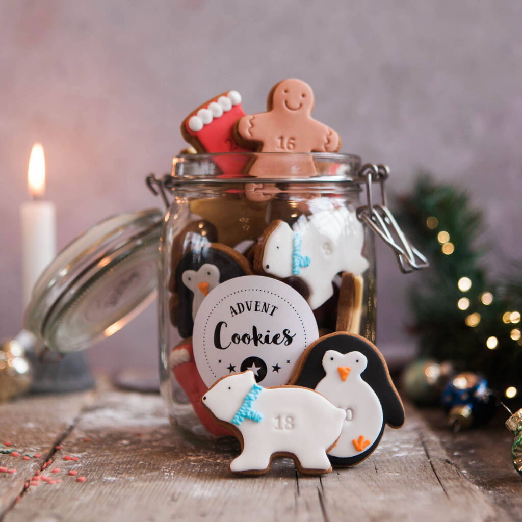 Jar Of Advent Biscuits, 1 of 7