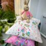 Patchwork Fairy Name Cushion, thumbnail 7 of 8