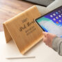 Personalised iPad Stand Bamboo, thumbnail 1 of 4