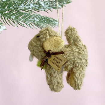 Personalised Cockapoo Christmas Tree Decoration, 2 of 4