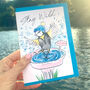 Wild Cold Water Swim Card, thumbnail 1 of 3