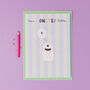 Personalised Monster Birthday Card With Stickers, thumbnail 6 of 7