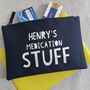 Personalised Medication Stuff Storage Pouch/Bag, thumbnail 1 of 6