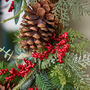 Luxury Berry Bushel Christmas Wreath, thumbnail 5 of 6