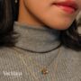 Personalised Circle Birthstone Pendant Necklace, thumbnail 4 of 6