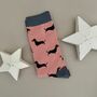 Bamboo Little Sausage Dogs Socks In Dusky Pink, thumbnail 1 of 1