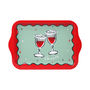 Elegant Christmas Small Serving Drinks And Canape Tray, thumbnail 2 of 9