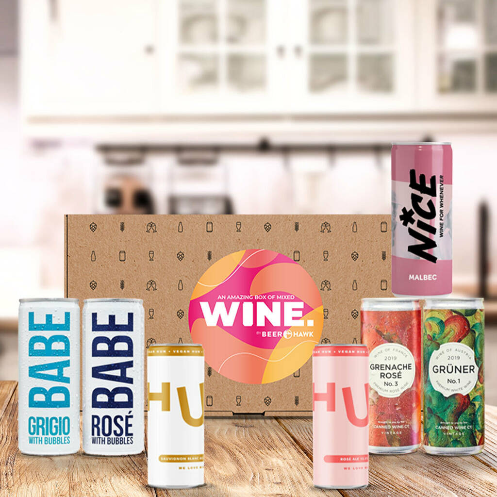 Canned Wine Selection Box By Beer Hawk | notonthehighstreet.com