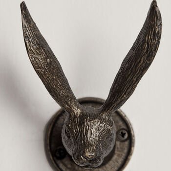 Antique Bronze Hare Hook, 2 of 2