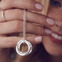 Personalised Wabi Sabi Russian Ring Necklace, thumbnail 6 of 12