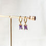 Purple Glass Earrings, thumbnail 5 of 11