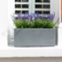 Lavender Fields Artificial Window Box In Small, thumbnail 1 of 2