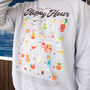 Happy Hour Men’s Cocktail Guide Sweatshirt, thumbnail 1 of 3