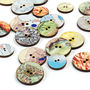 Pack Of Ten Map Craft Supply Buttons, thumbnail 1 of 3