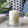 Personalised Thank You Teacher Wildflower Candle, thumbnail 4 of 6