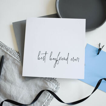 Best Boyfriend Ever Anniversary Card, 2 of 3