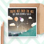 Over The Hill Funny Birthday Card Friend 40th 50th 60th 70th 80th, thumbnail 1 of 6