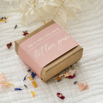 Let Love Grow Seed Ball Wedding Favour, 5 of 7
