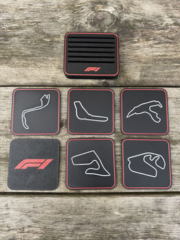 F1 Race Track Coaster Set | Six Legendary Circuits, 4 of 4