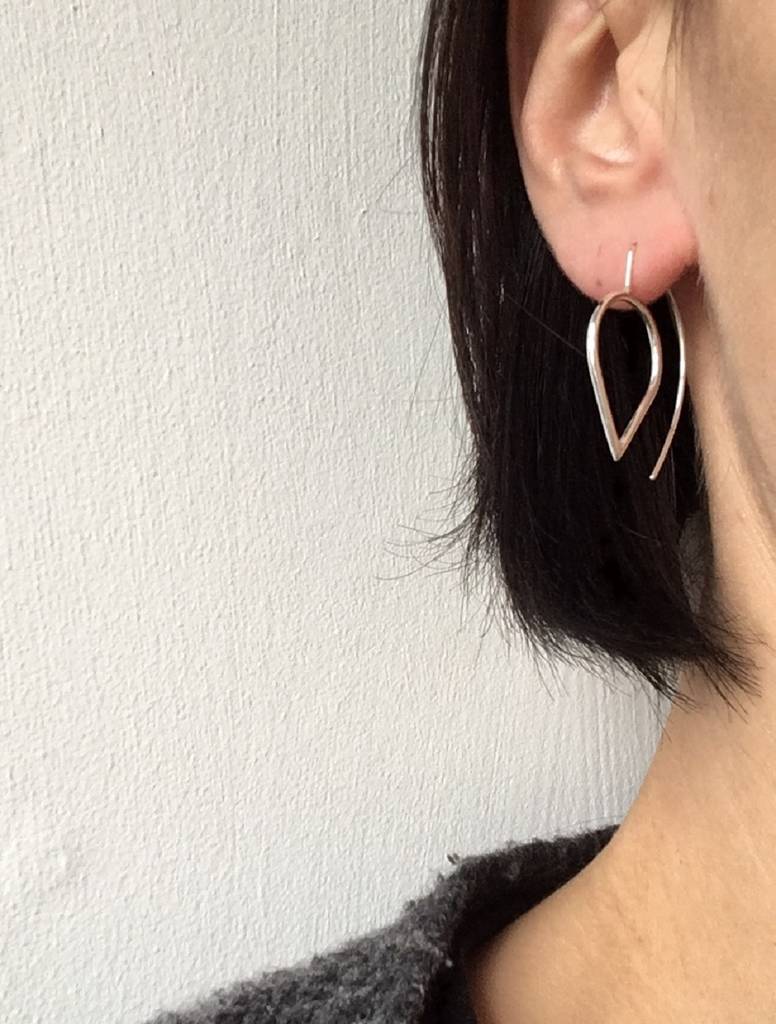 swarovski pull through earrings