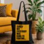 King Fu Fighting Lyrics Tote Bag, thumbnail 1 of 5