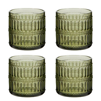 Set Of Four Merida Green Tumblers, 2 of 5