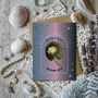 Pisces Zodiac Flower Card, thumbnail 1 of 4