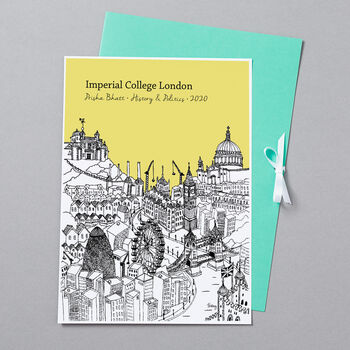 Personalised London Graduation Gift Print, 9 of 9