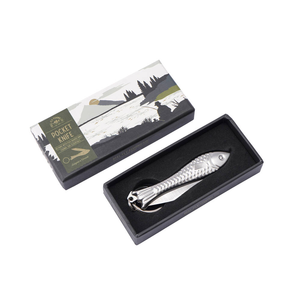 Fish Shaped Pocket Knife  18 Years+ By CGB Giftware