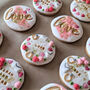 Personalised Love Letters Engagement Biscuit Gift, thumbnail 1 of 5