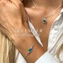December Birthstone Crystal Jewellery Set, Sterling Silver Bracelet And Necklace, thumbnail 8 of 8