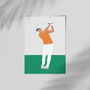 Rickie Fowler Golf Poster, thumbnail 2 of 4