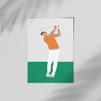 Rickie Fowler Golf Poster, 2 of 4