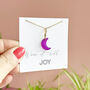 Four In One Glass Moon Necklace, thumbnail 2 of 7