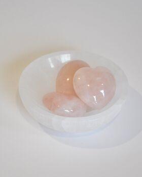 You Are Loved Crystal Gift Set For Love In Selenite Bowl, 4 of 5