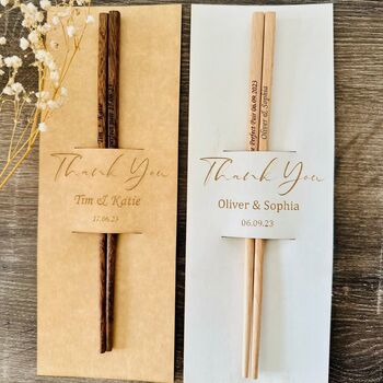 Party Favors Personalized Wooden Chopsticks, 2 of 8