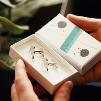 Playful Ping Pong Cufflinks In A Gift Box, 11 of 11