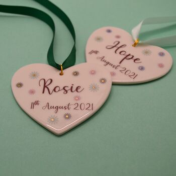 New Baby Gift Personalised Name And Date, 3 of 5