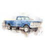 Pick Up Truck Personalised Portrait, thumbnail 7 of 7