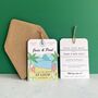 St Lucia Save The Date Luggage Tag, thumbnail 4 of 8