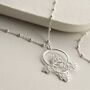 Sterling Silver Bubble Loop Necklace, thumbnail 3 of 5